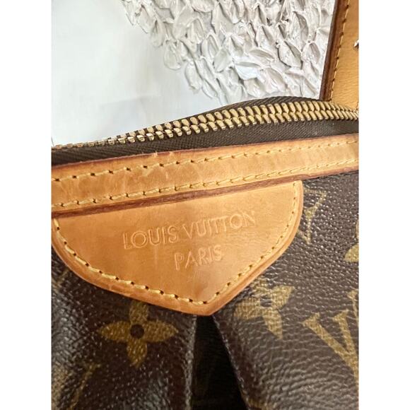 Louis Vuitton Monogram Palermo GM Coated Canvas Shoulder Tote Handbag Brown - Picture 9 of 16